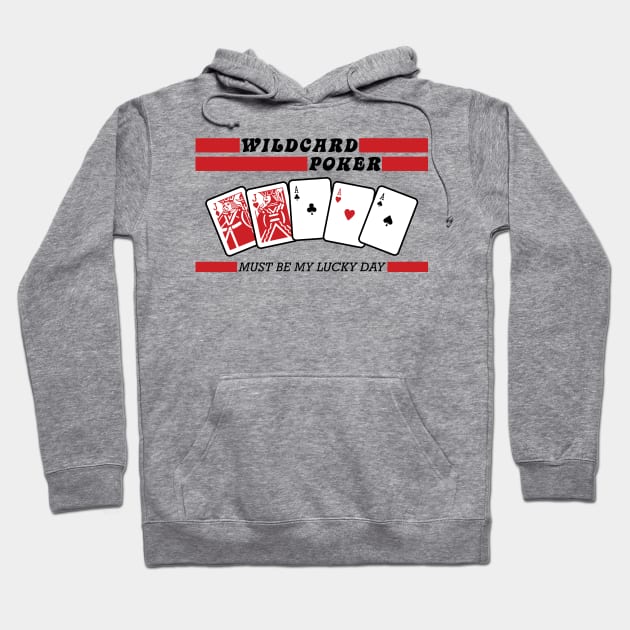 Wildcard Poker Hoodie by DCLawrenceUK